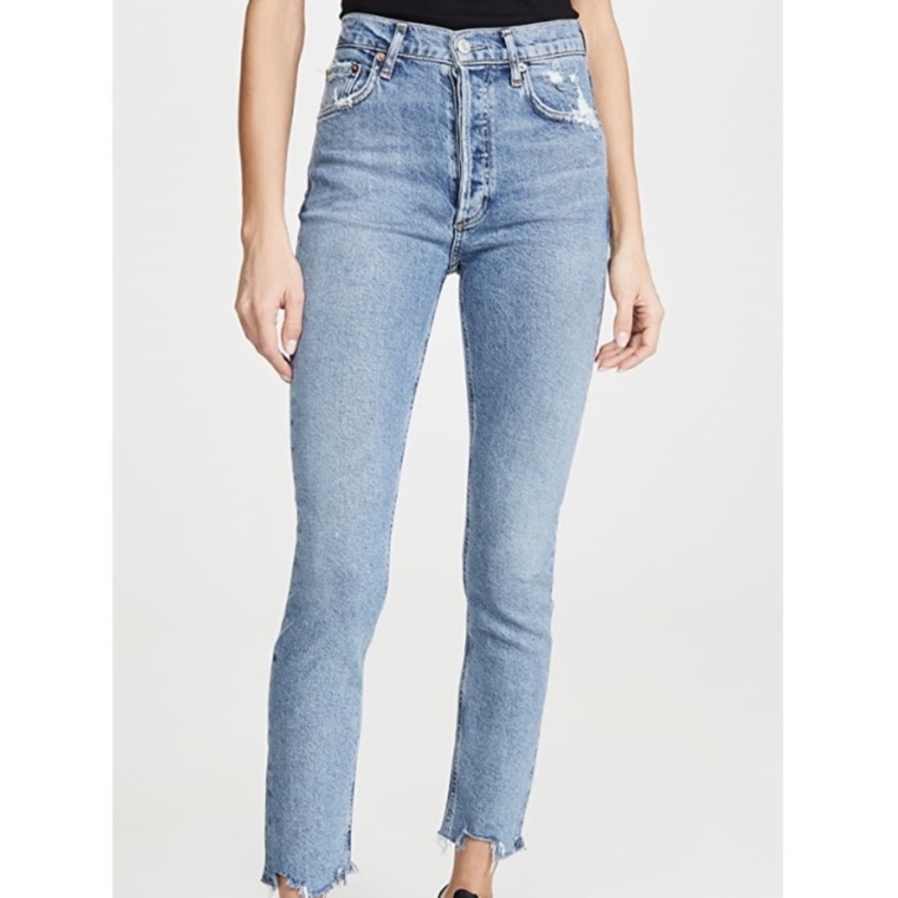 Agolde Nico Skinny Jeans Rooted size 24